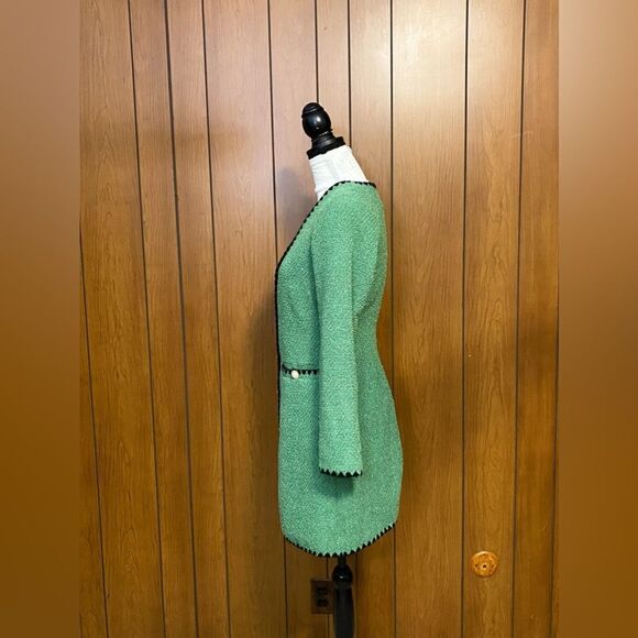 Alexia Admor Zayla Long Sleeve Button Front Tweed Dress size 4 - Picture 9 of 13